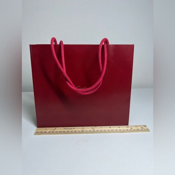 Cartier Paper Shopping Bag 10” x  9” x  3,5” - Picture 6 of 8